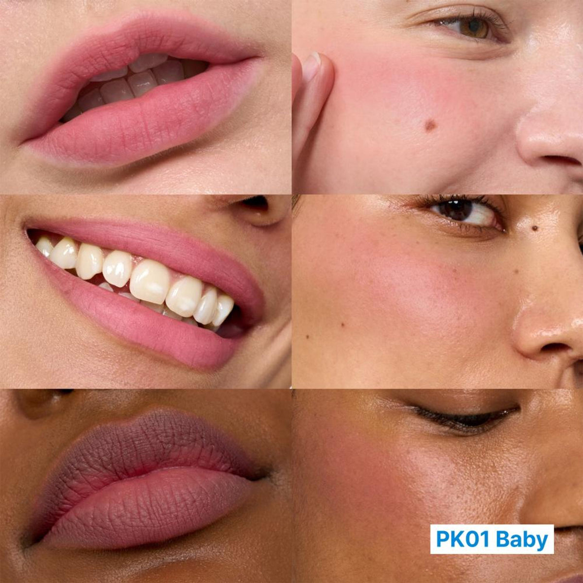 fwee Lip&Cheek Blurry Pudding Pot in Baby shade, Korean airbrushed lip and cheek tint with creamy, soft-blur finish