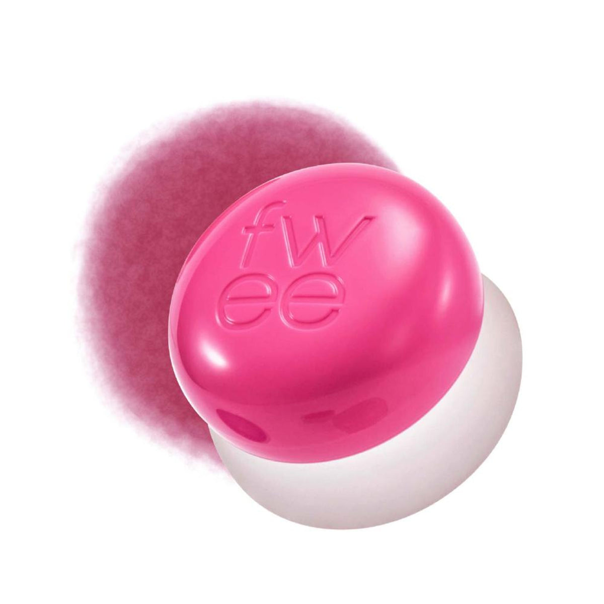fwee Lip&Cheek Blurry Pudding Pot in Crush, Korean airbrushed lip and cheek tint with creamy, smooth texture and vibrant color.