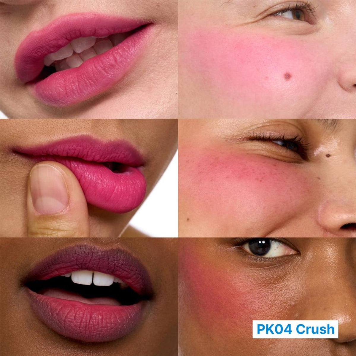 fwee Lip&Cheek Blurry Pudding Pot in Crush, viral Korean airbrushed lip and cheek tint, showing the blush and tint product in a compact container