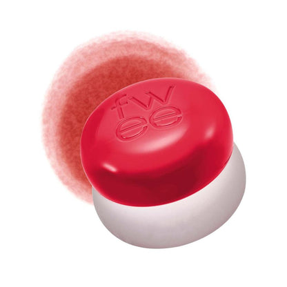 fwee Lip&Cheek Blurry Pudding Pot - Viral Korean Airbrushed Lip & Cheek Tint - Ambitious