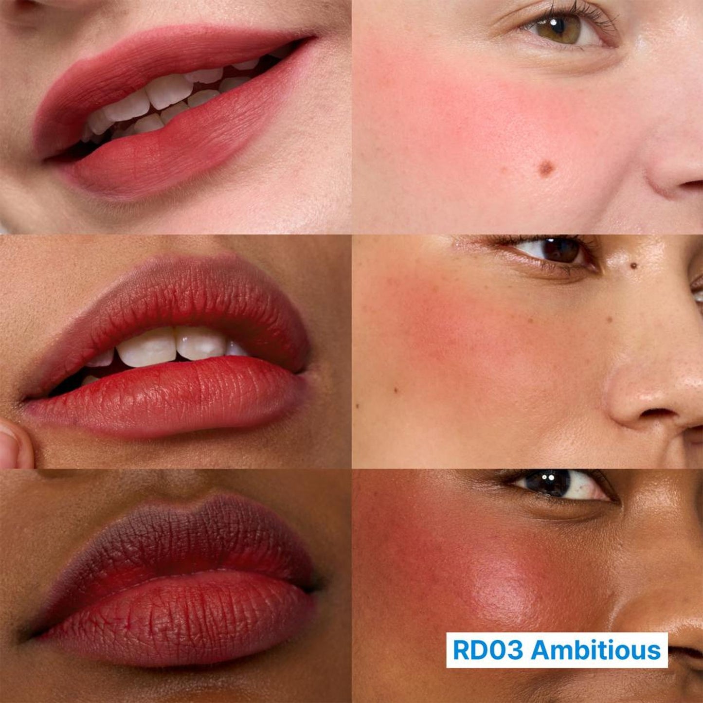 fwee Lip&Cheek Blurry Pudding Pot - Viral Korean Airbrushed Lip & Cheek Tint - Ambitious