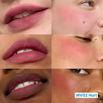 fwee Lip&Cheek Blurry Pudding Pot - Viral Korean Airbrushed Lip & Cheek Tint - Hurt