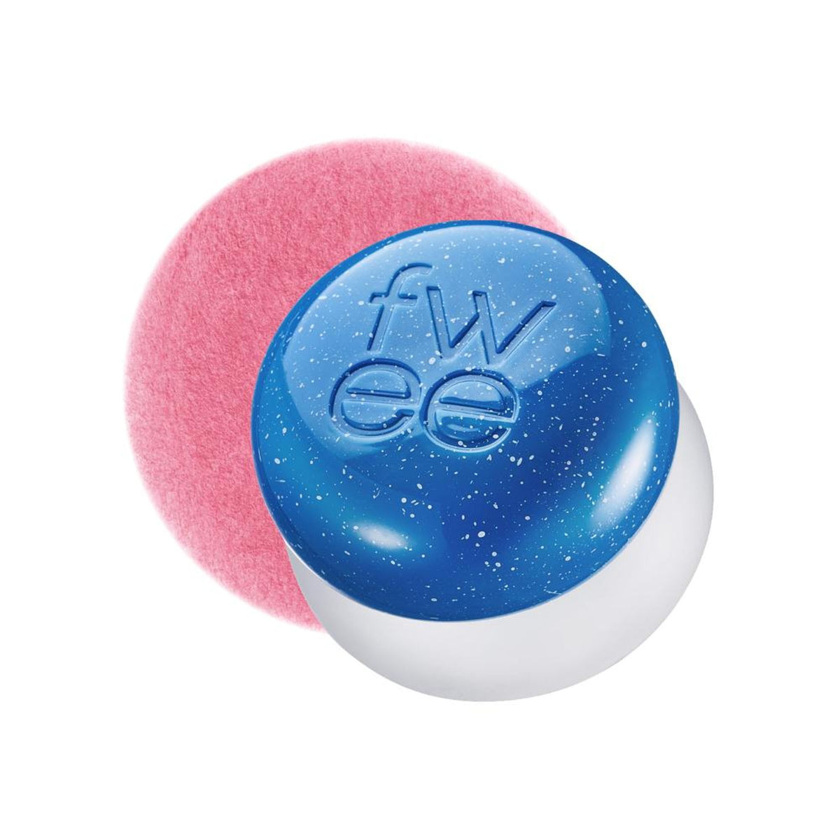 fwee Lip&Cheek Blurry Pudding Pot in Bubble shade featuring a Korean airbrushed lip and cheek tint with a creamy texture
