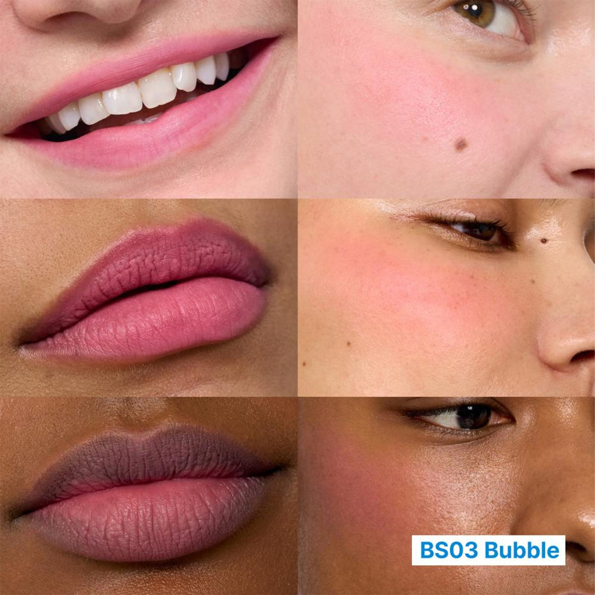 fwee Lip&Cheek Blurry Pudding Pot in Bubble shade, Korean airbrushed lip and cheek tint with creamy, blendable texture
