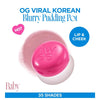 fwee Lip&Cheek Blurry Pudding Pot - Viral Korean Airbrushed Lip & Cheek Tint - Baby