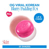 fwee Lip&Cheek Blurry Pudding Pot - Viral Korean Airbrushed Lip & Cheek Tint - Skirt