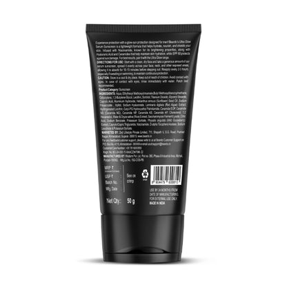 Beardo Ultra Glow Serum Sunscreen with SPF 60 PA++++