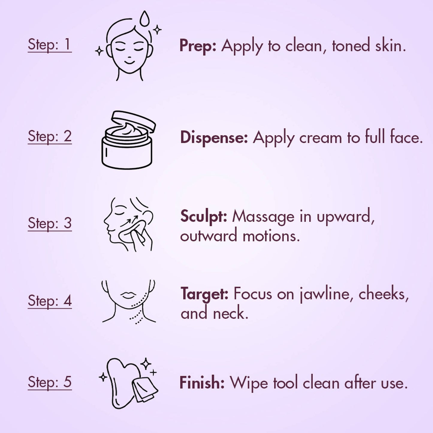 TONYMOLY Korean Collagen Peptide VFit Gua Sha Cream,Anti-Aging Face Cream with Built-In Gua Sha Tool