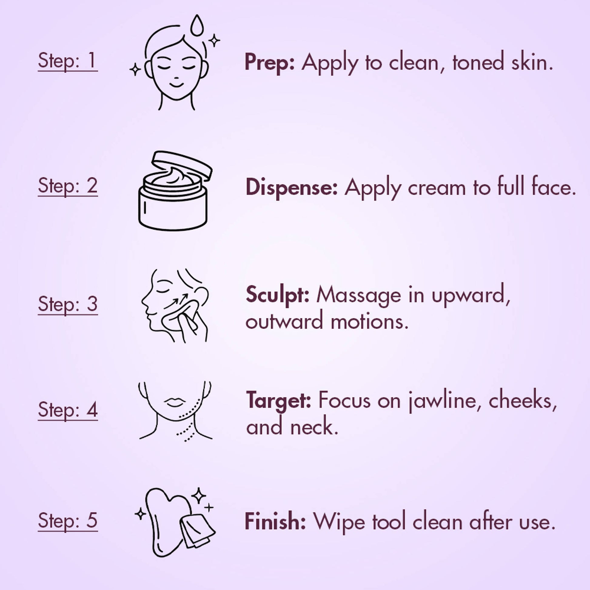 TONYMOLY Korean Collagen Peptide VFit Gua Sha Cream,Anti-Aging Face Cream with Built-In Gua Sha Tool