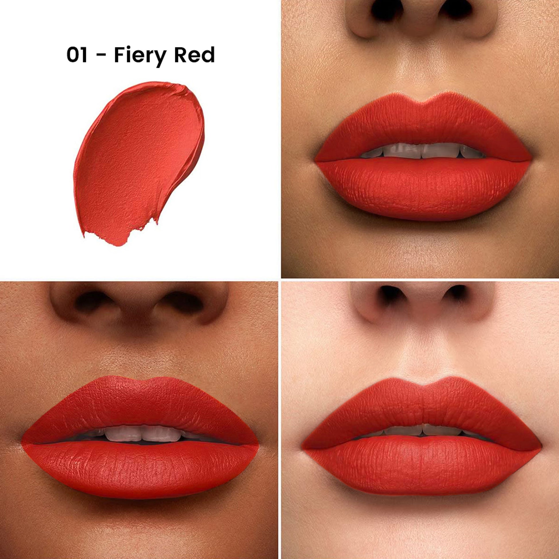 Colors Queen Hold Up Full Day Non Transfer Lipstick - Fiey Red