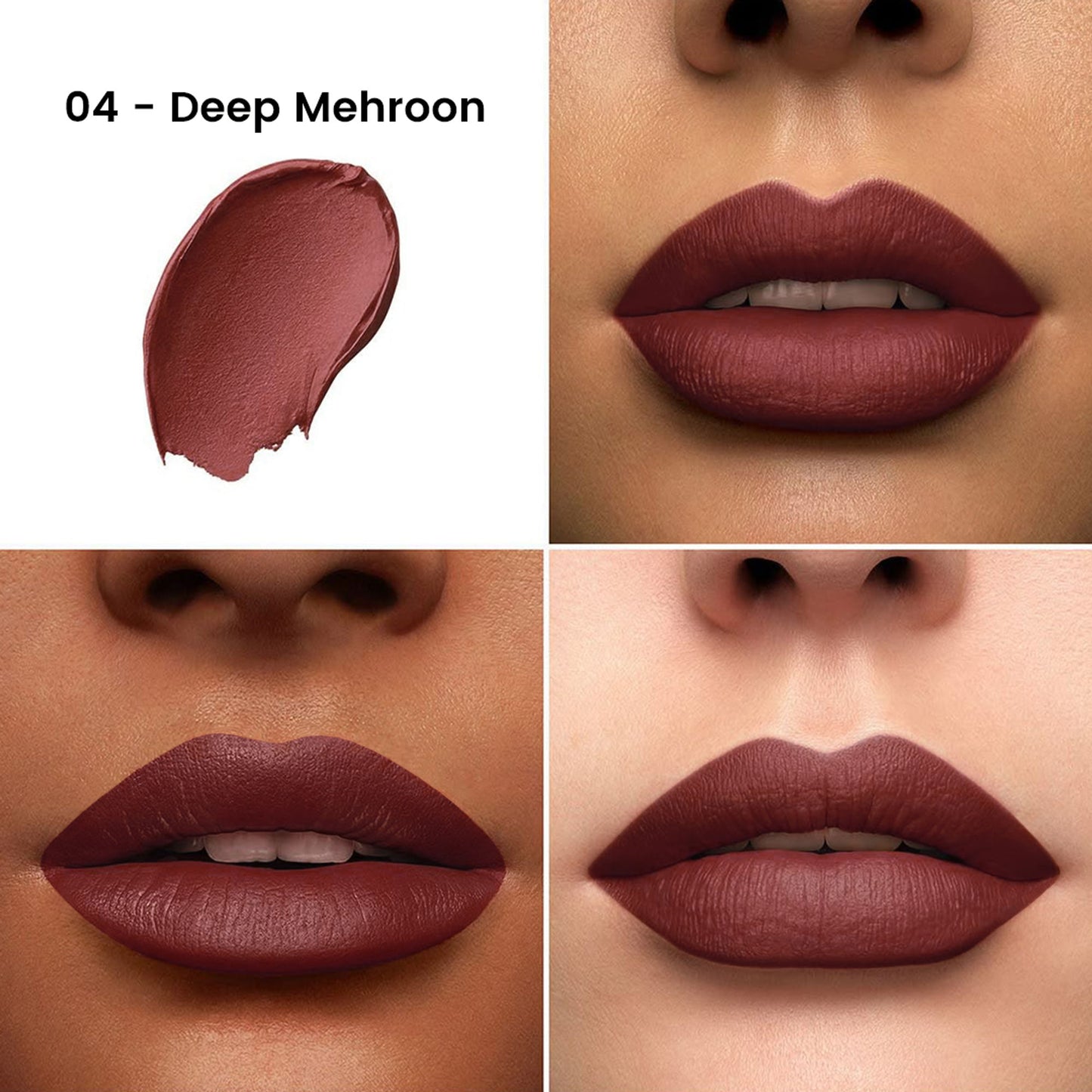 Colors Queen Hold Up Full Day Non Transfer Lipstick - Deep Maroon