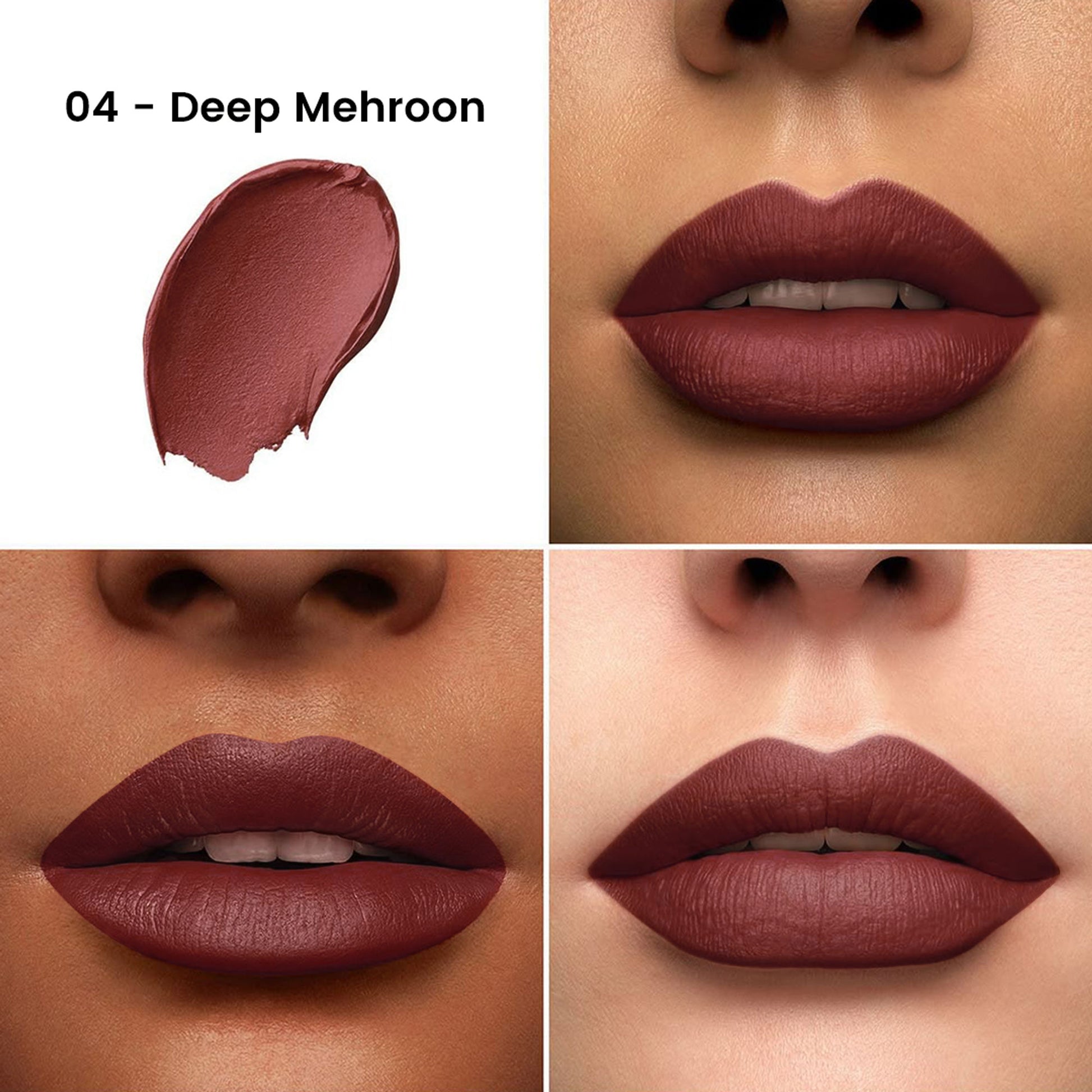 Colors Queen Hold Up Full Day Non Transfer Lipstick - Deep Maroon