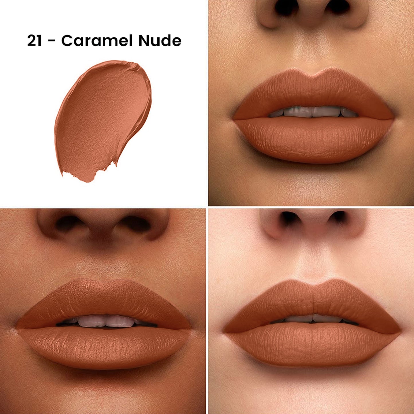 Colors Queen Hold Up Full Day Non Transfer Lipstick - Caramel Nude