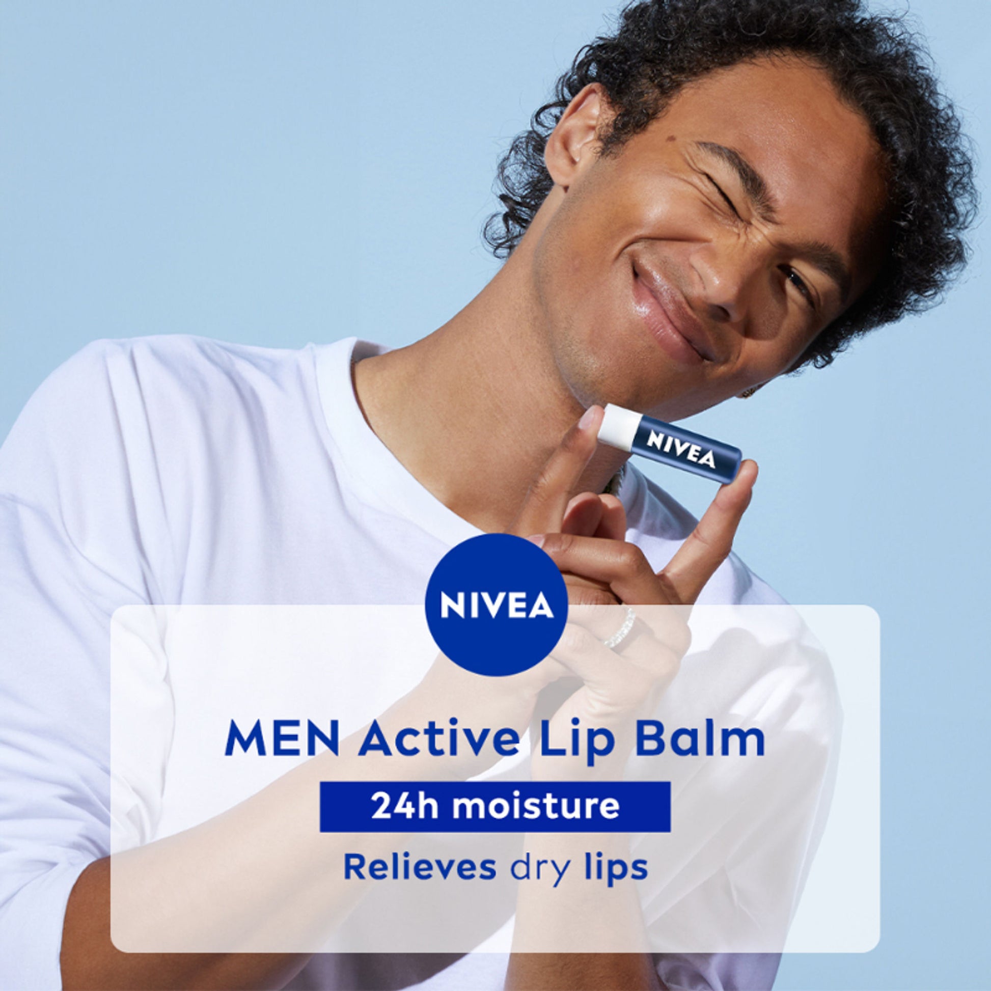 NIVEA MEN Lip Balm - Active Care SPF 15 for 24h Moisture
