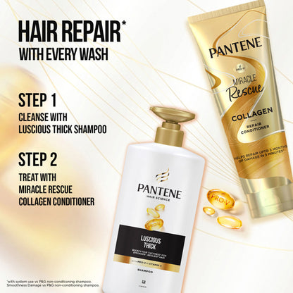 Pantene Advanced Hair Fall Solution Long Black Shampoo