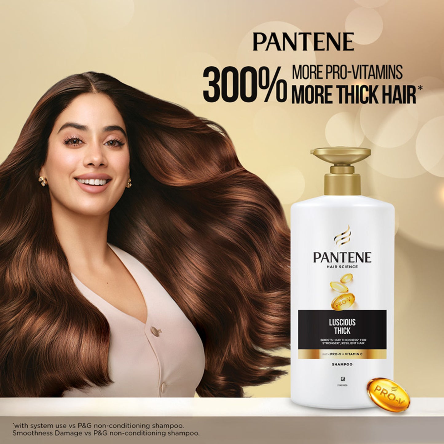 Pantene Advanced Hair Fall Solution Long Black Shampoo