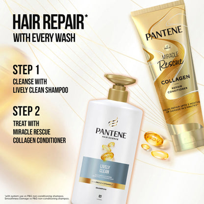 Pantene Advanced Hair Care Solution Lively Clean Shampoo