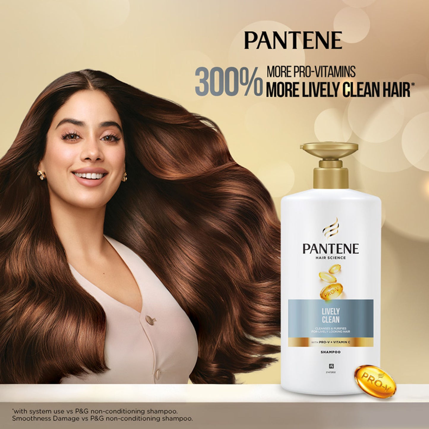 Pantene Advanced Hair Care Solution Lively Clean Shampoo