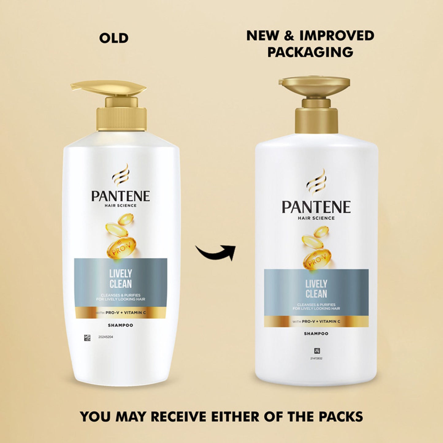 Pantene Advanced Hair Care Solution Lively Clean Shampoo