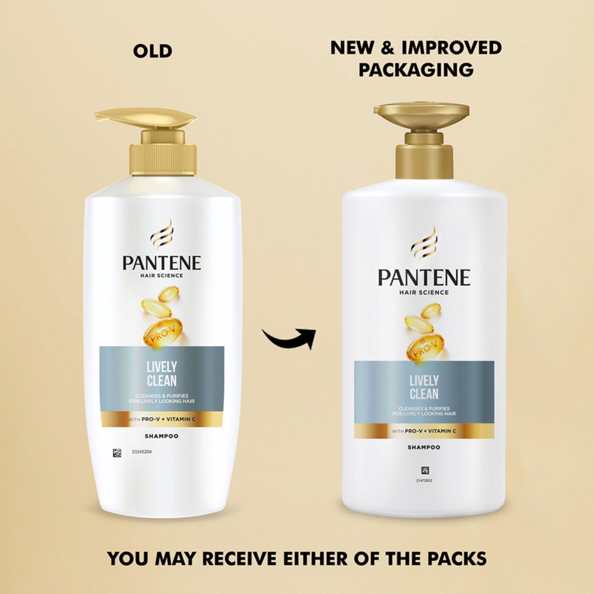 Pantene Advanced Hair Care Solution Lively Clean Shampoo