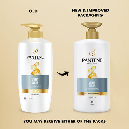 Pantene Advanced Hair Care Solution Lively Clean Shampoo