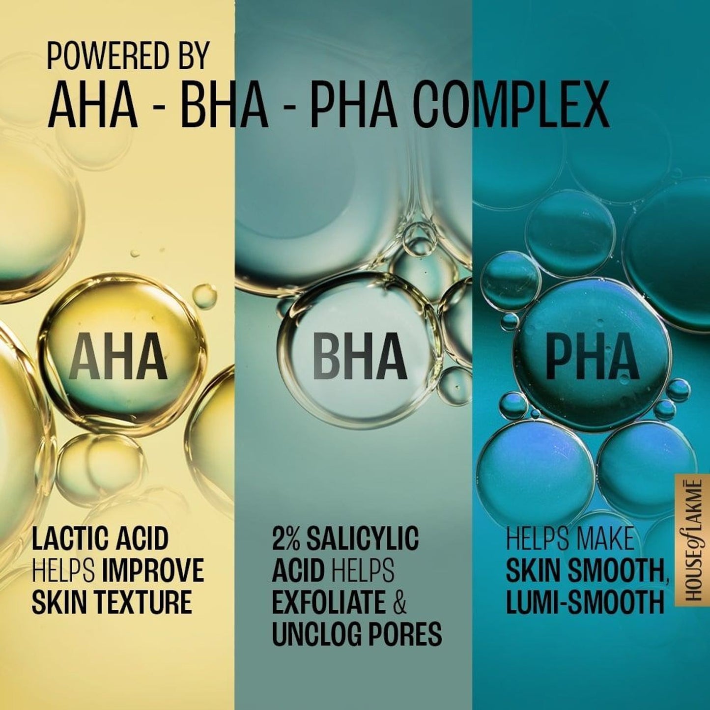 Lakme Lumi Smooth AHA+BHA+PHA+B3 cream