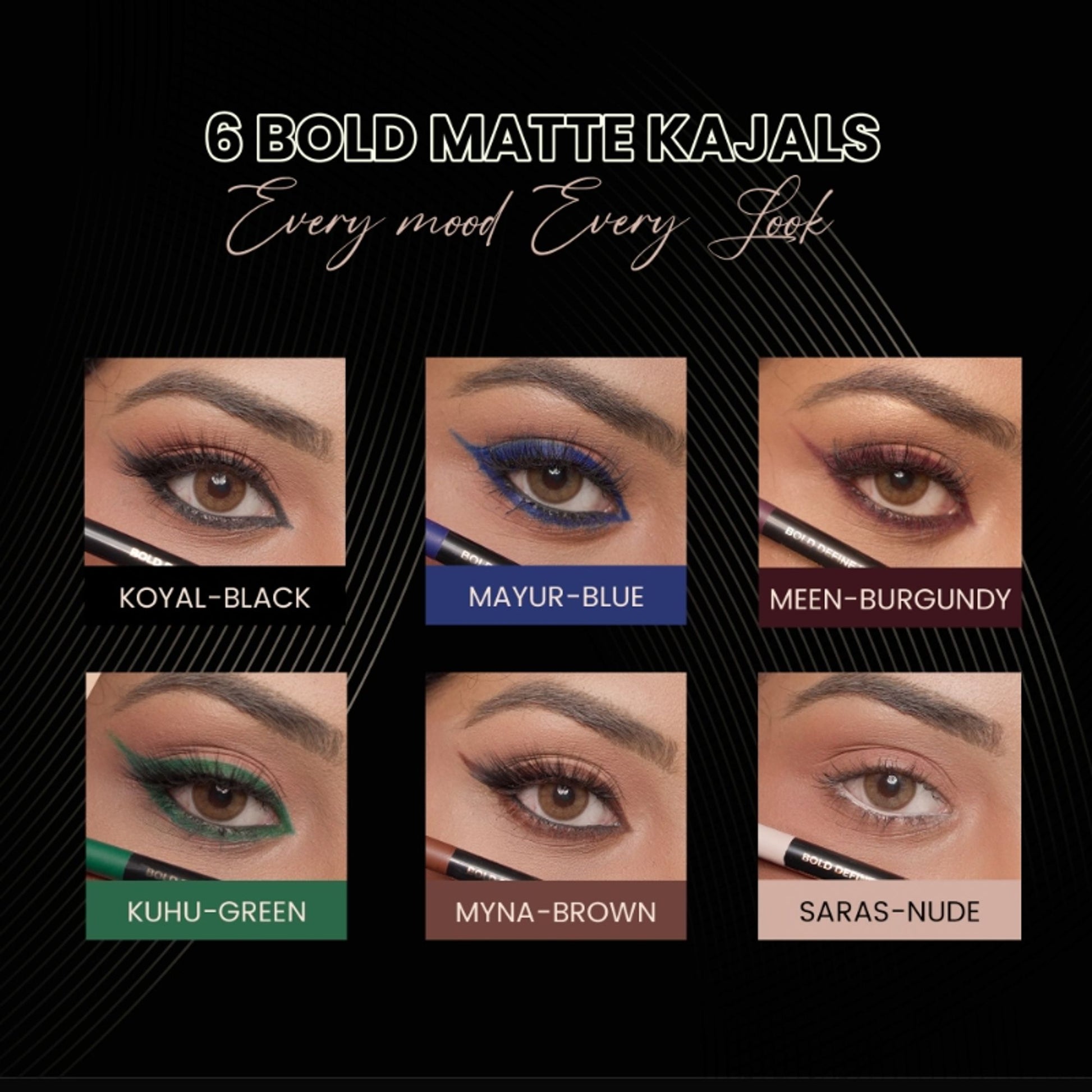 Parul Garg Beauty Bold Define Matte Kajal - Saras