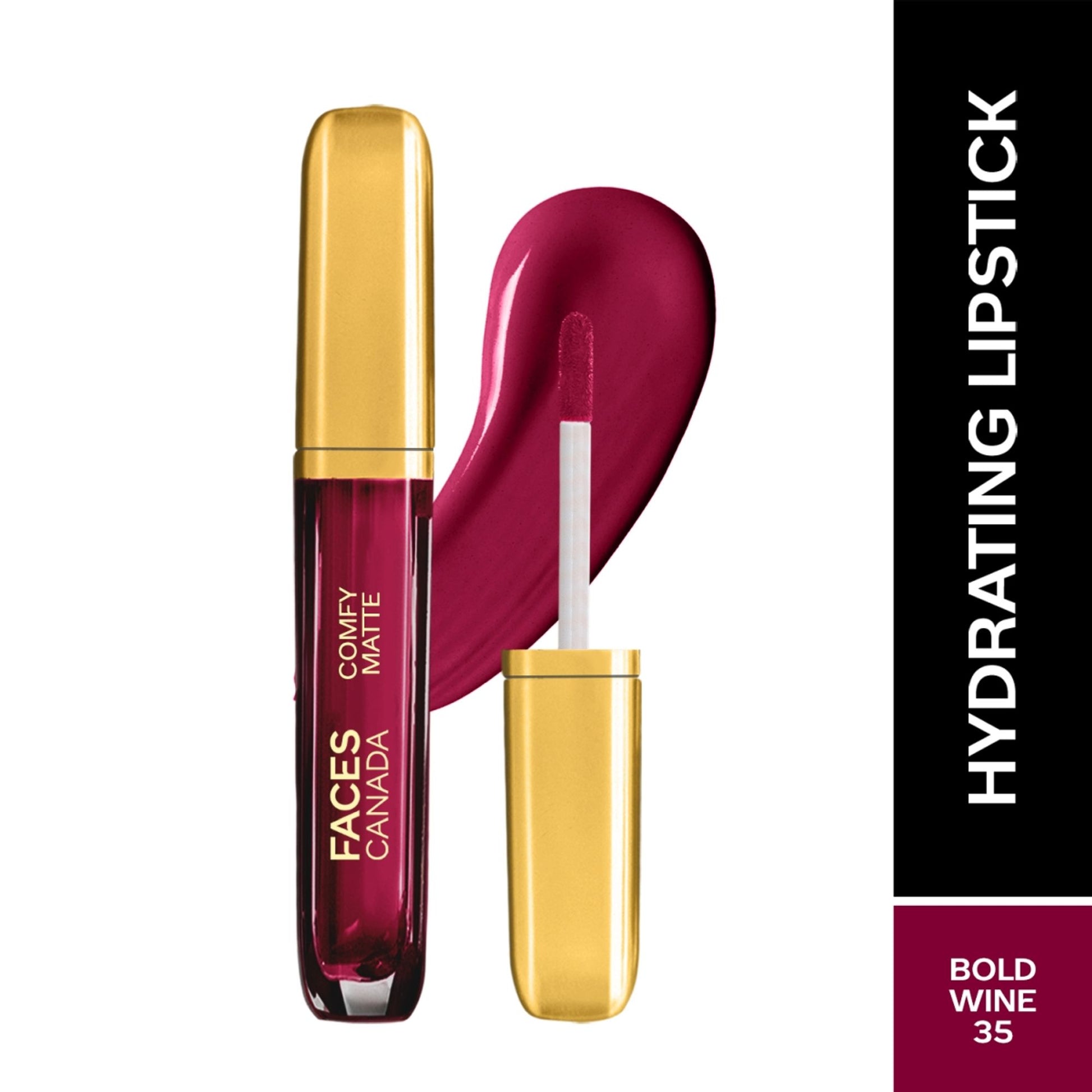 Faces Canada Comfy Matte Liquid Lipstick - Bold Wine 35