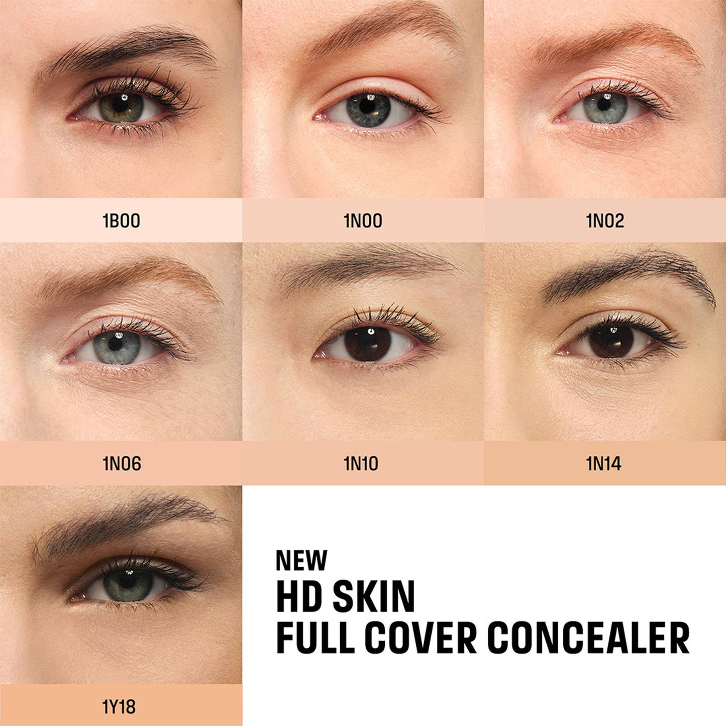 MAKE UP FOR EVER HD Skin Full Coverage Concealer - 1n10