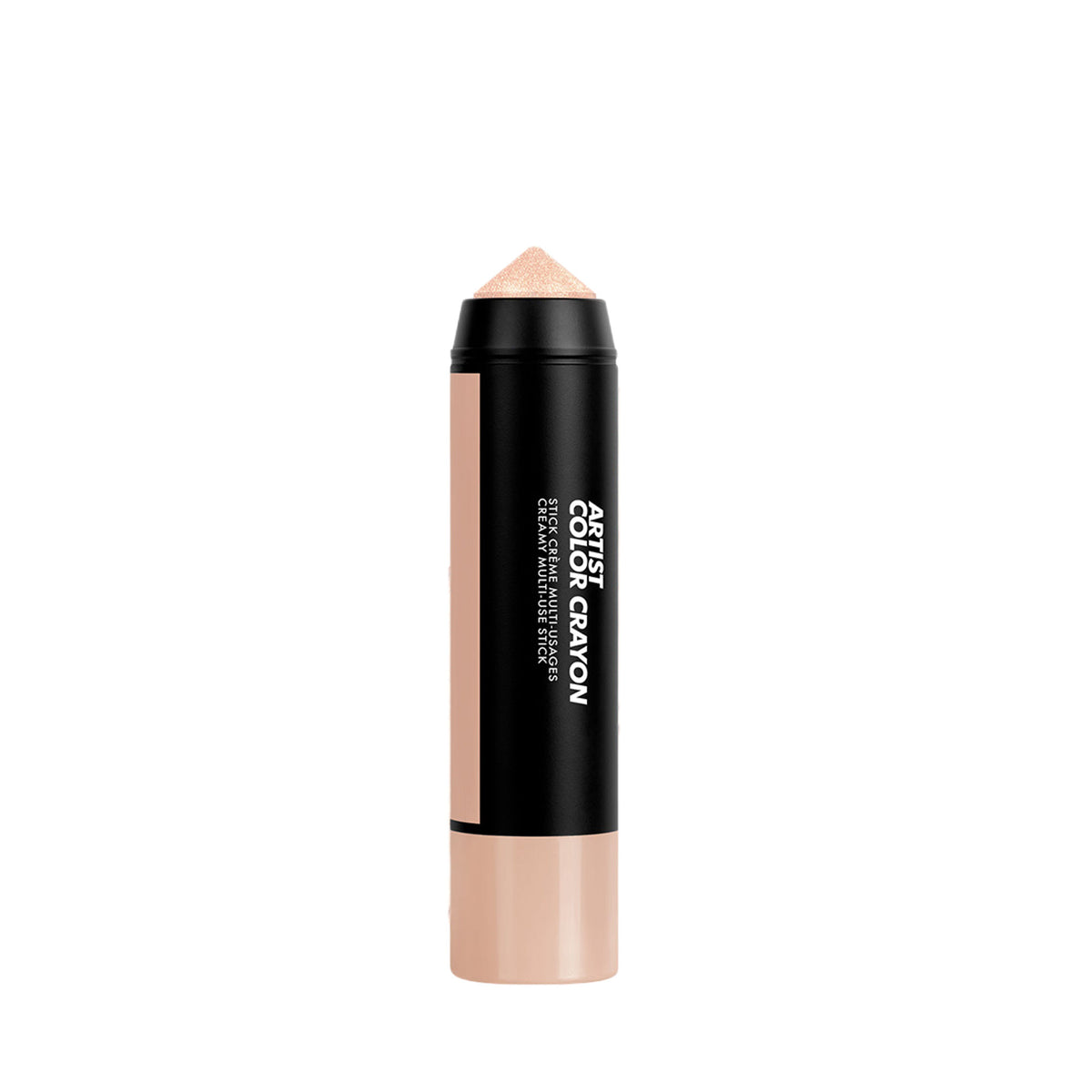 MAKE UP FOR EVER Artist Color Crayon Blush in 102 Starfire Gold, a creamy gold-colored blush stick with a smooth application.