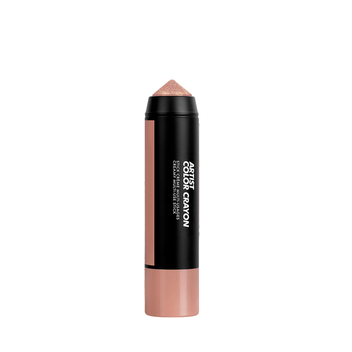 MAKE UP FOR EVER Artist Color Crayon Blush in 104 Glazed Rose, creamy pink blush stick with smooth application.
