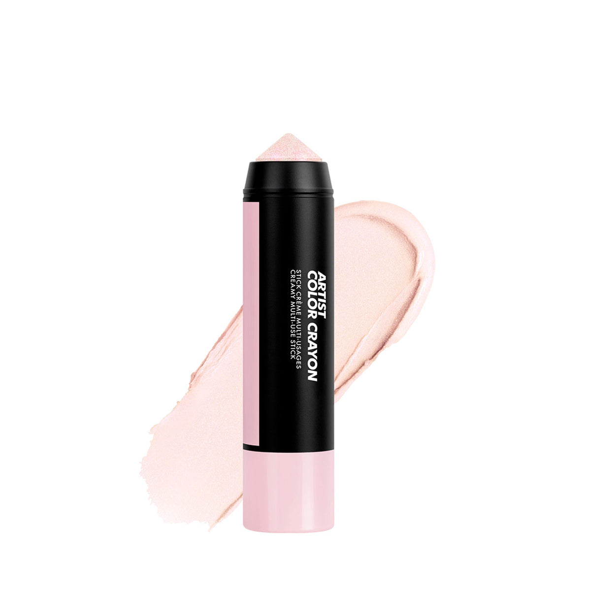 MAKE UP FOR EVER Artist Color Crayon Blush in Sparkling Quartz, a creamy makeup crayon with shimmering pink shade.