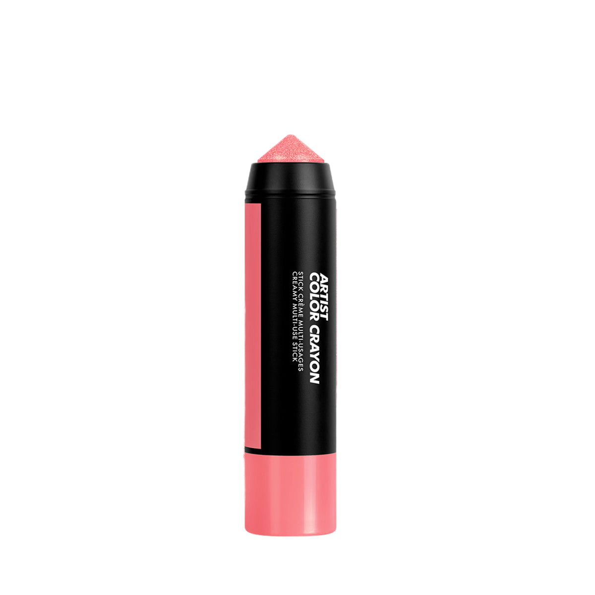 MAKE UP FOR EVER Artist Color Crayon Blush in Fizzy Pink, a vibrant pink makeup crayon for cheeks and face.