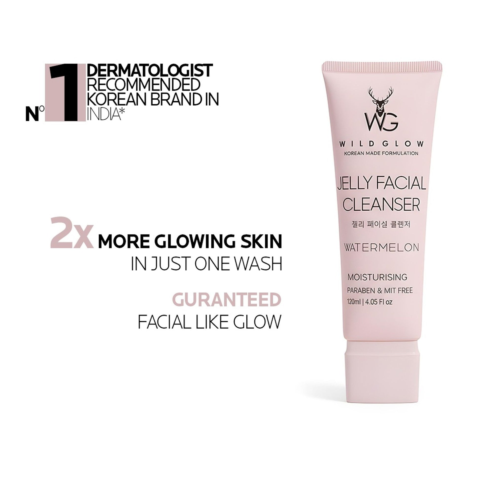 WILDGLOW Watermelon Jelly Facial Cleanser