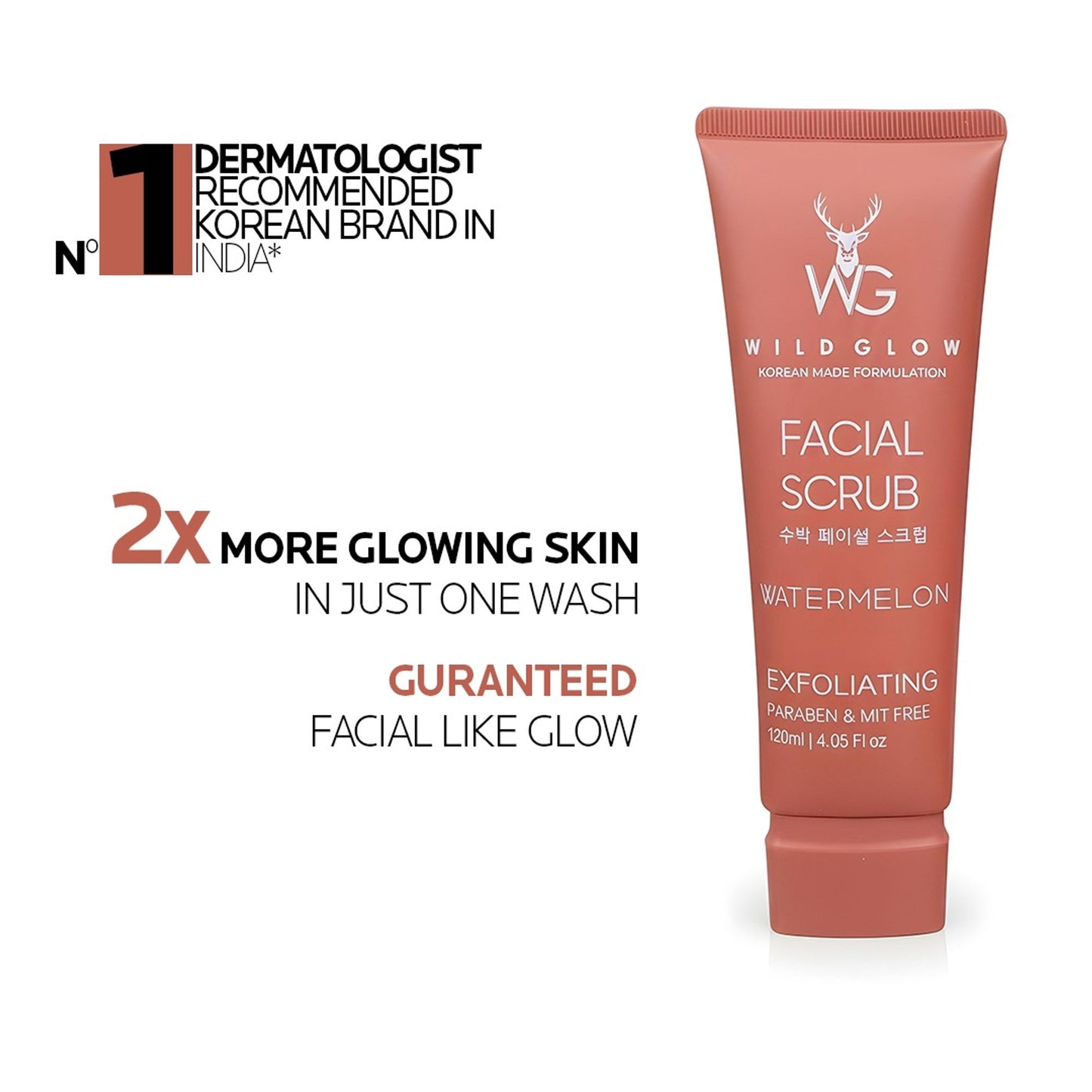 WILDGLOW Watermelon Facial Scrub