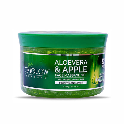 Oxyglow Herbals Aloevera Apple Face Massage Gel