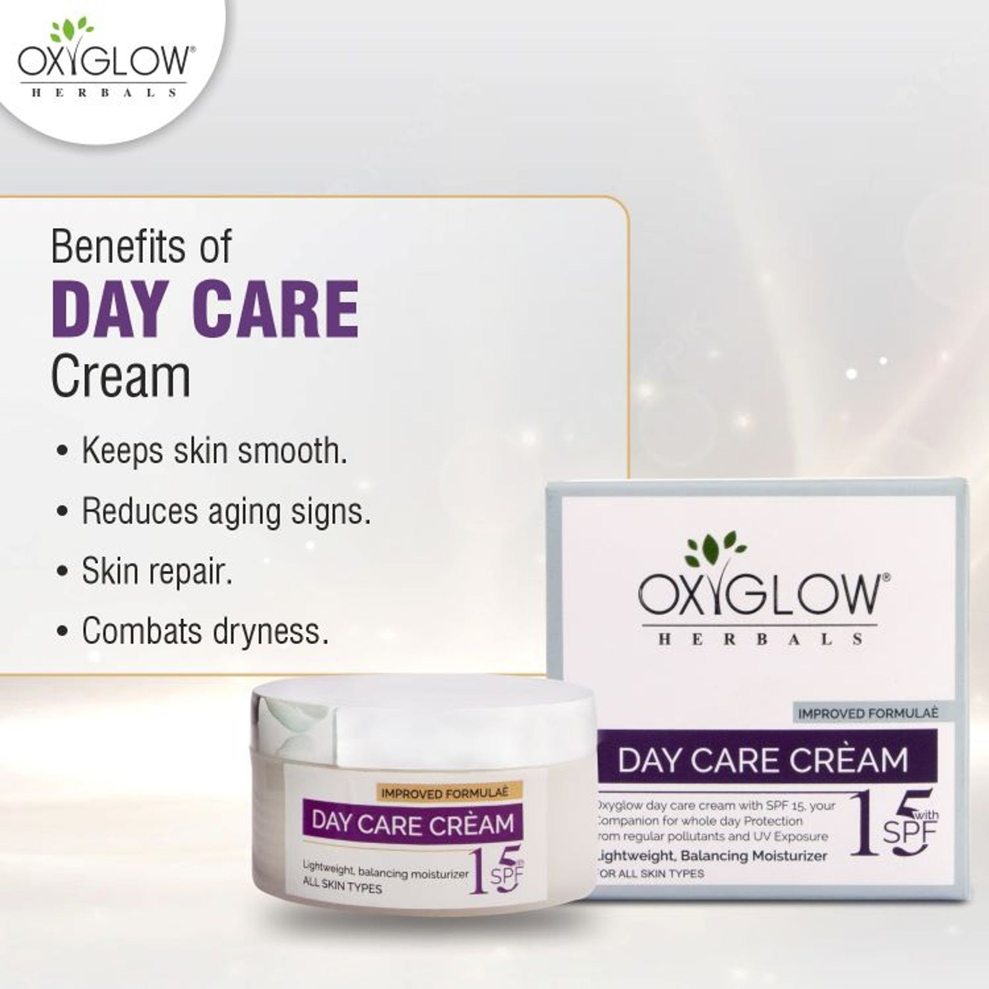 Oxyglow Herbals Day Care Cream SPF 15