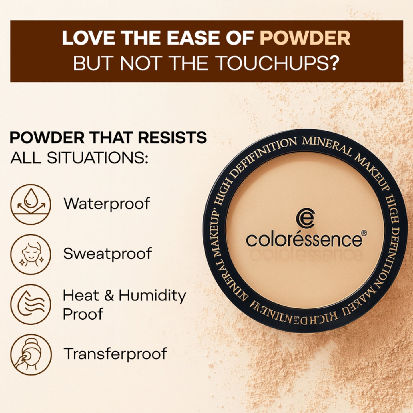 Coloressence Perfect Tone Compact Powder - Beige