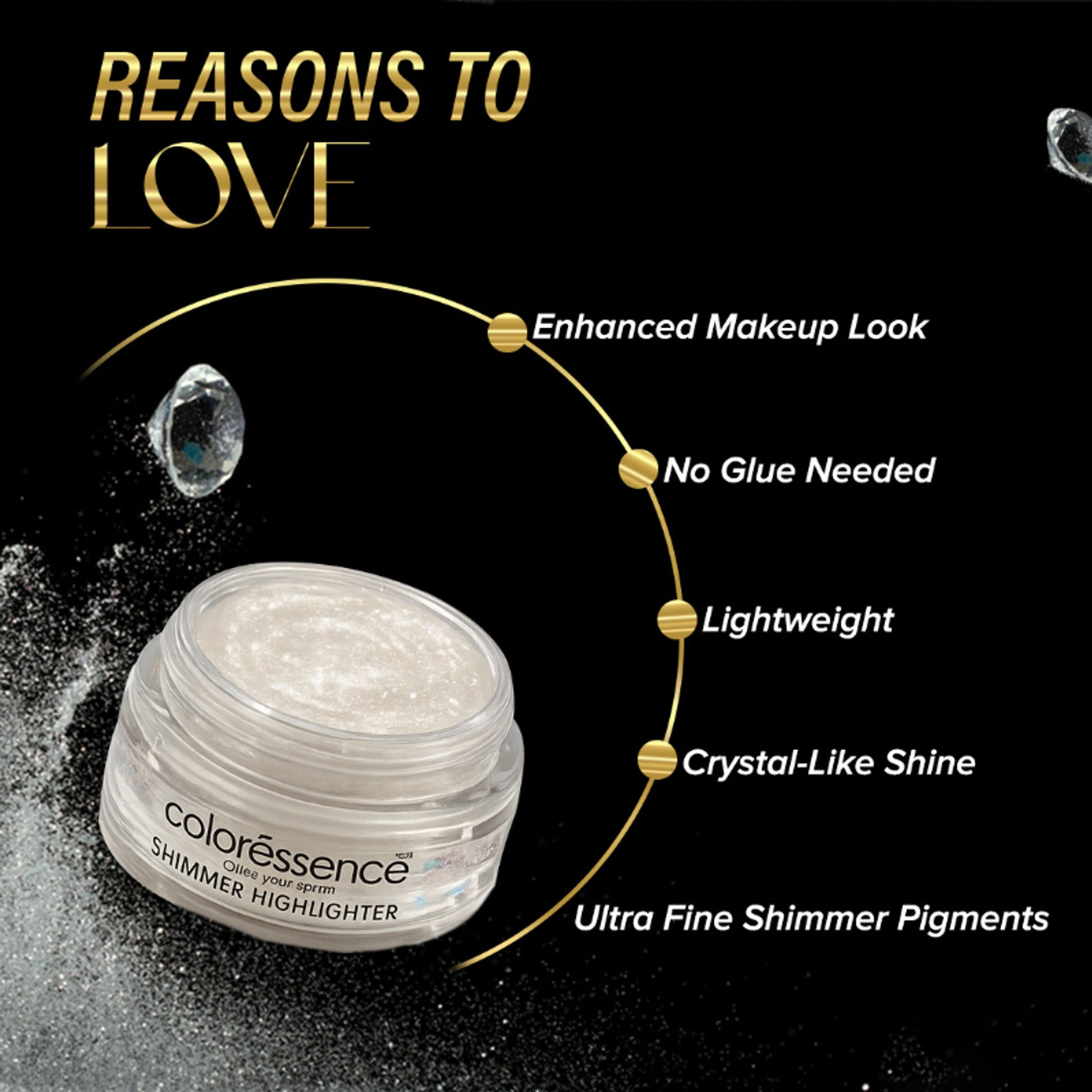 Coloressence GlowDust Shimmer Highlighter - Copper