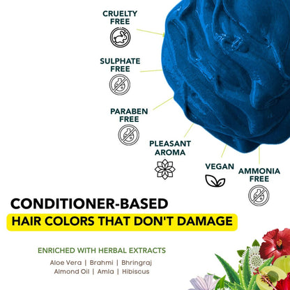 Paradyes Ammonia Free Semi-Permanent Hair Color - Superba Aqua