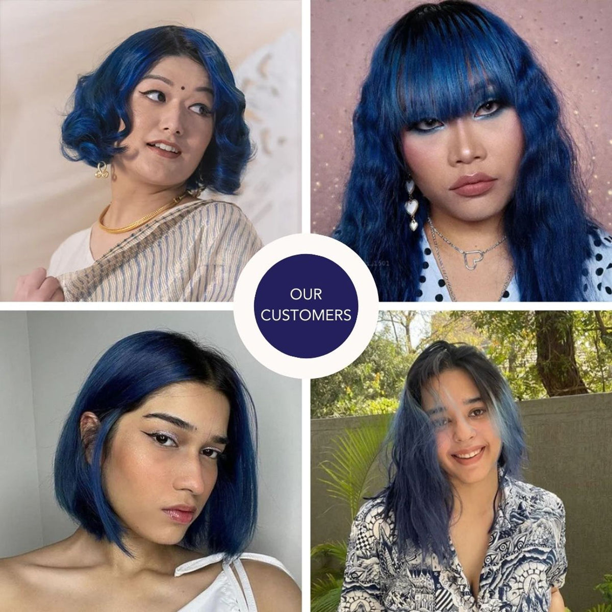 Paradyes Ammonia Free Semi-Permanent Hair Color - Sapphire Navy