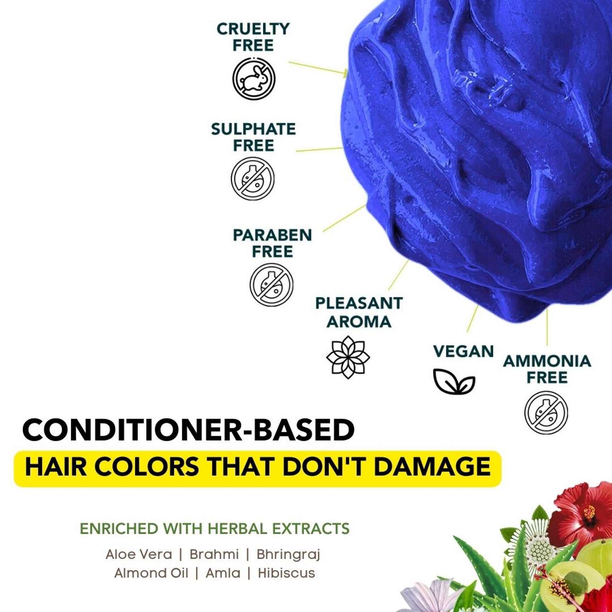 Paradyes Ammonia Free Semi-Permanent Hair Color - Rudolphi Blue