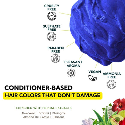 Paradyes Ammonia Free Semi-Permanent Hair Color - Rudolphi Blue