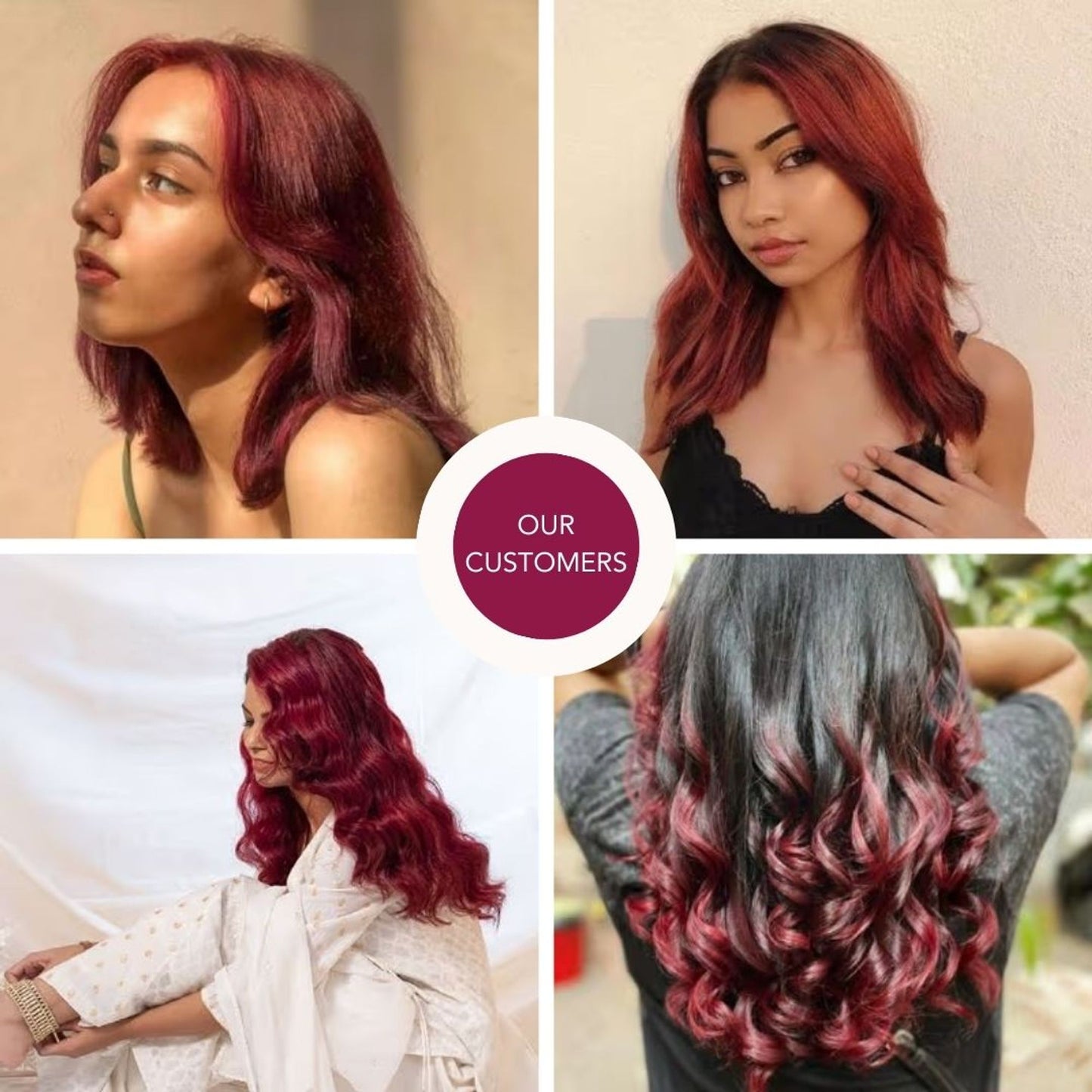 Paradyes Ammonia Free Semi-Permanent Top-up Hair Color - Ruby Wine