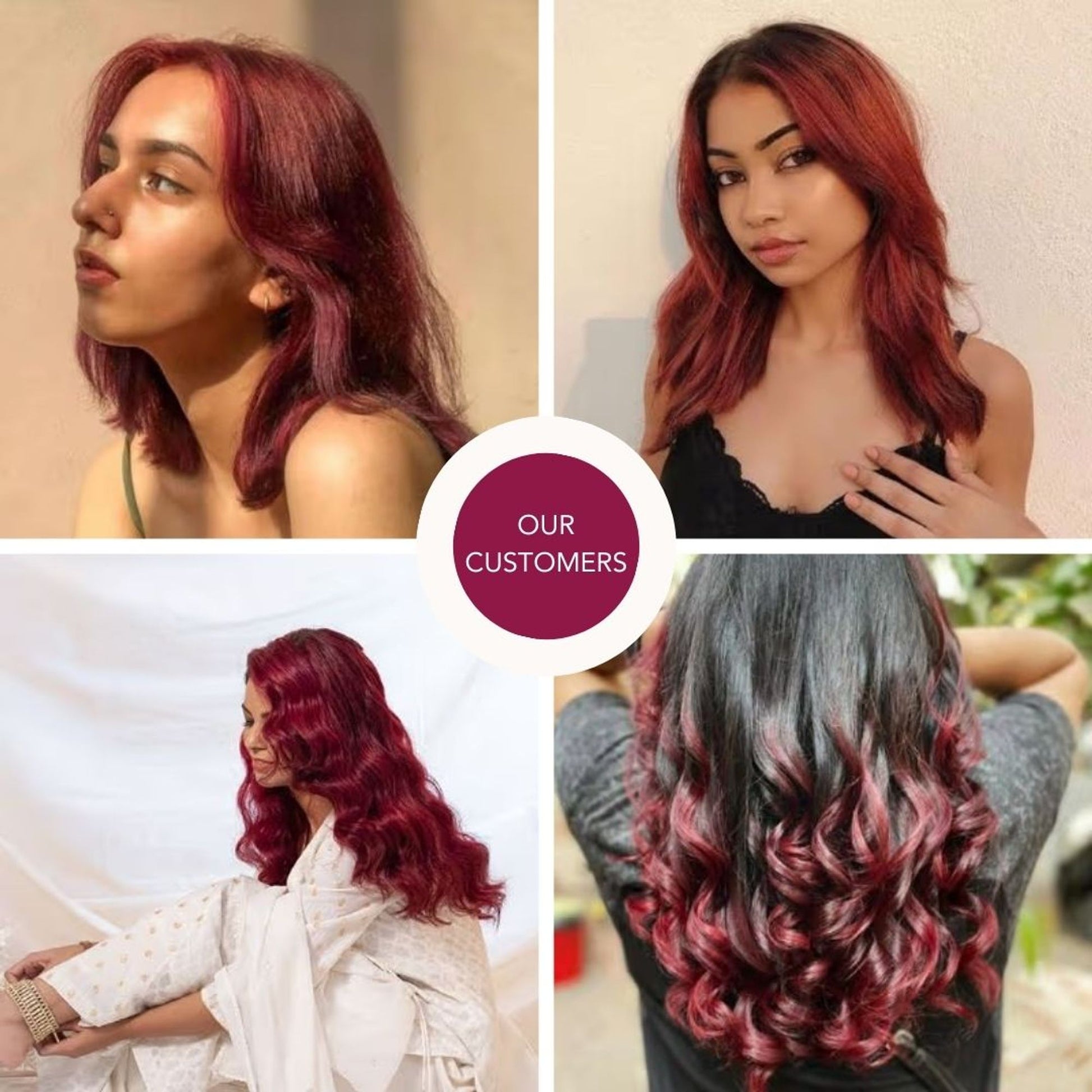 Paradyes Ammonia Free Semi-Permanent Top-up Hair Color - Ruby Wine