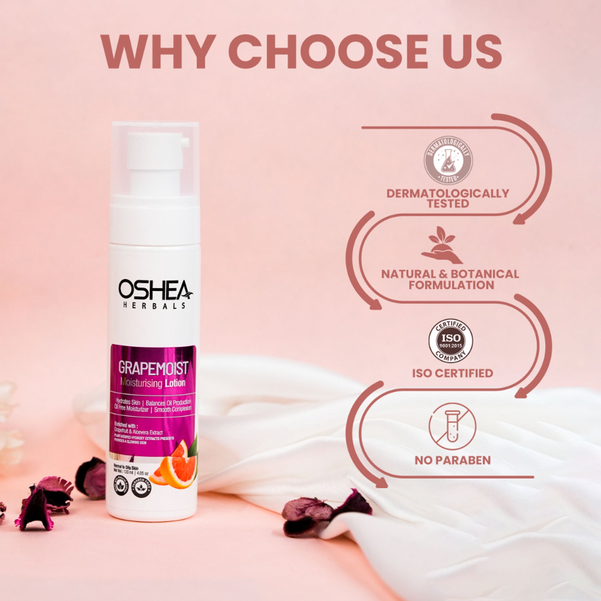 Oshea Herbals Grapemoist Moisturising Lotion for Oily Skin