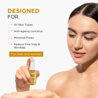 Oshea Herbals Almondfine Face Serum With Grapefruit & Apple Extracts Reduces Wrinkles & Fine Lines