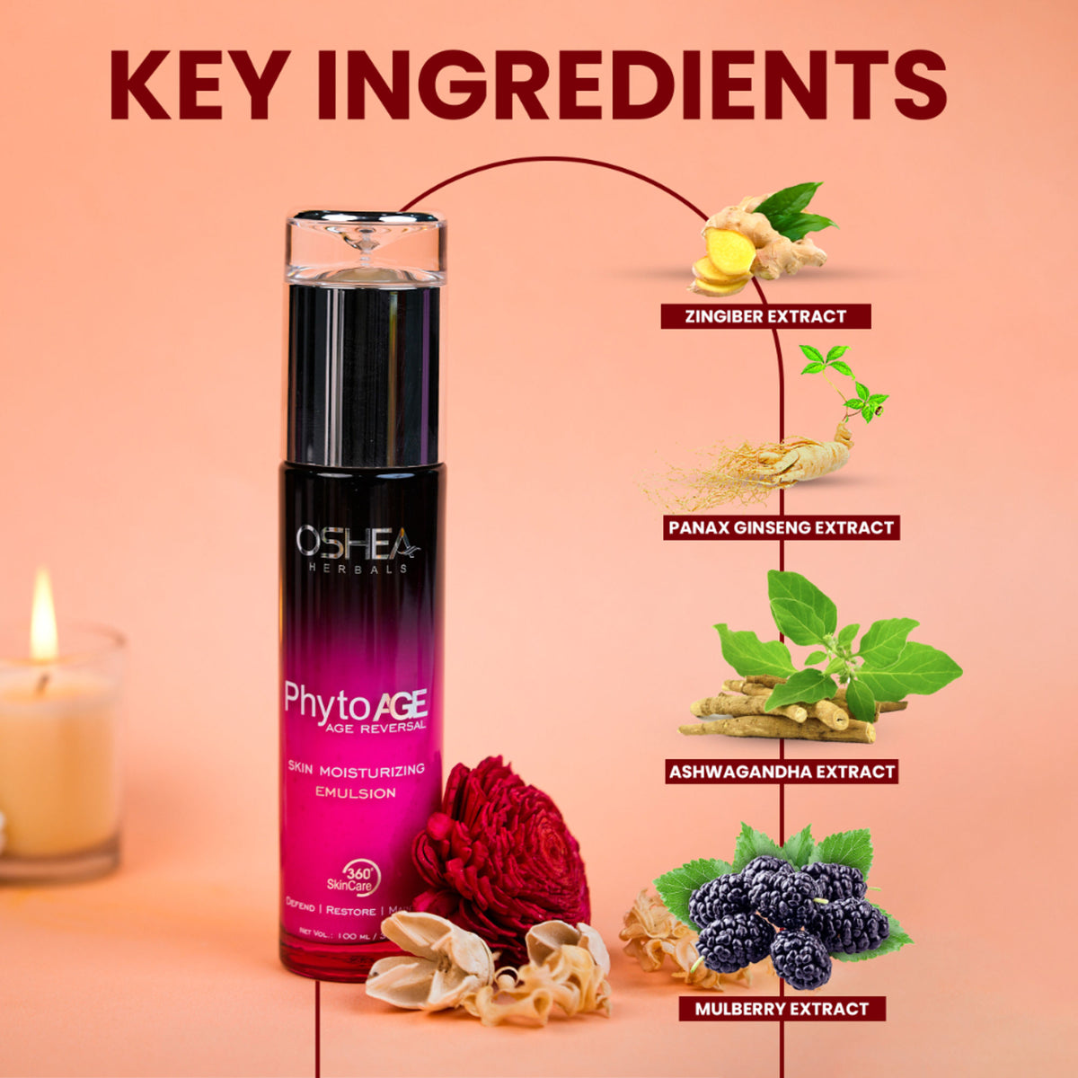 Oshea Herbals Phyto Age Reversal Skin Moisturizing Emulsion