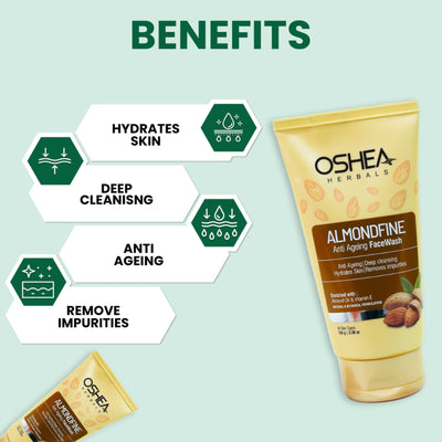 Oshea Herbals Almondfine Anti Ageing Face Wash