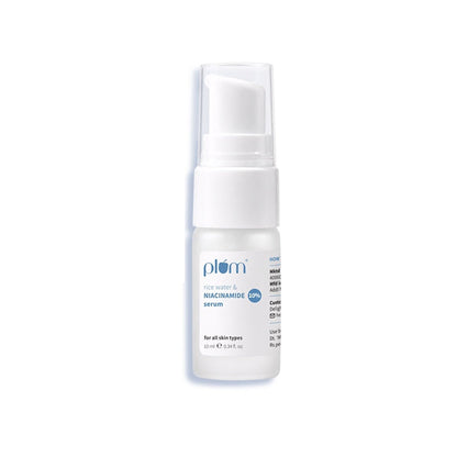 Plum 10% Niacinamide Brightening Face Serum with Rice Water & Ferment - Fades Blemishes & Acne Marks